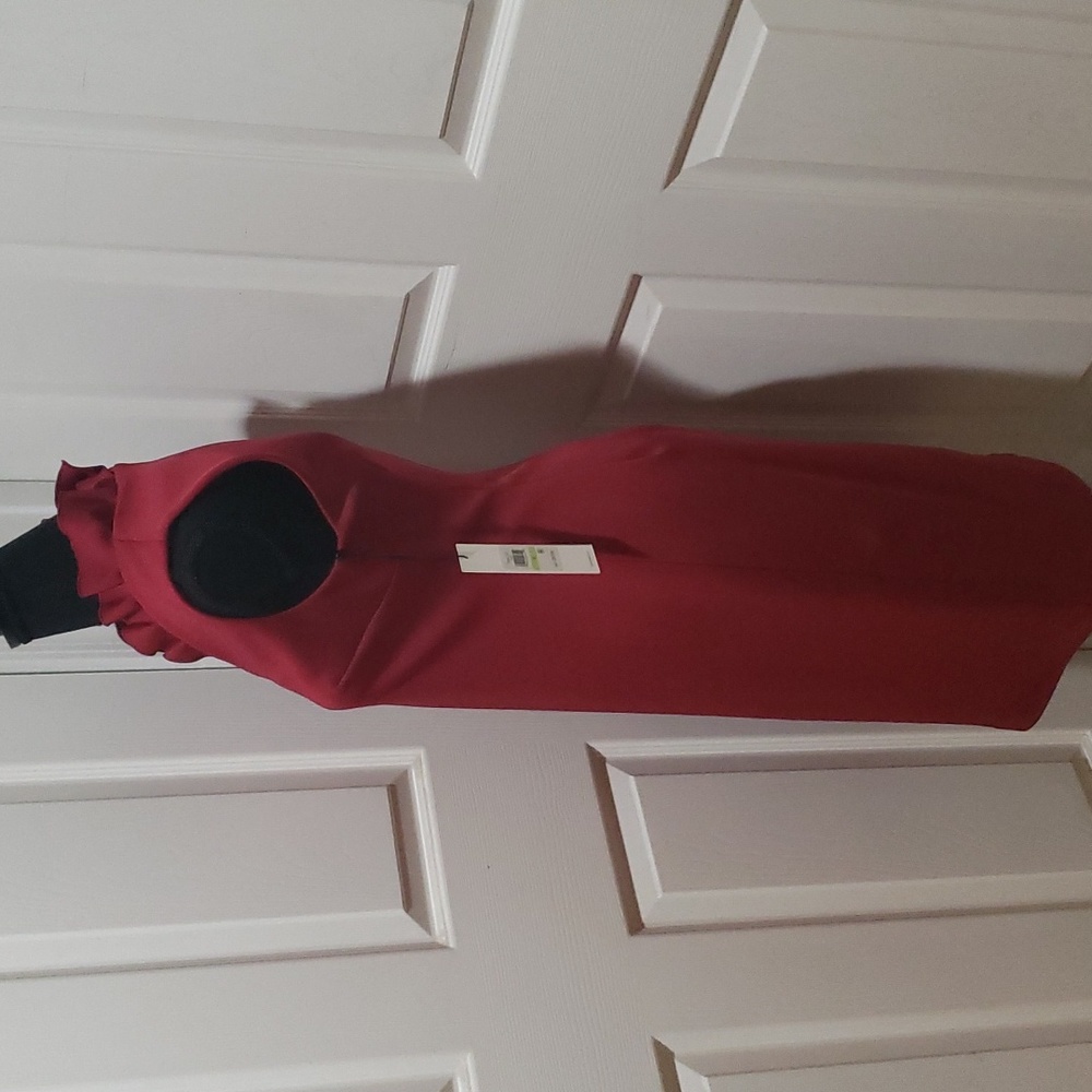 NWT 🎀 Calvin Klein Ruffle Color Dress - Picture 3 of 8